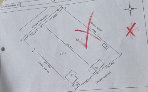 De vânzare teren Germana Bradu la 50 m de Pitesti/comision 0%  cumparator