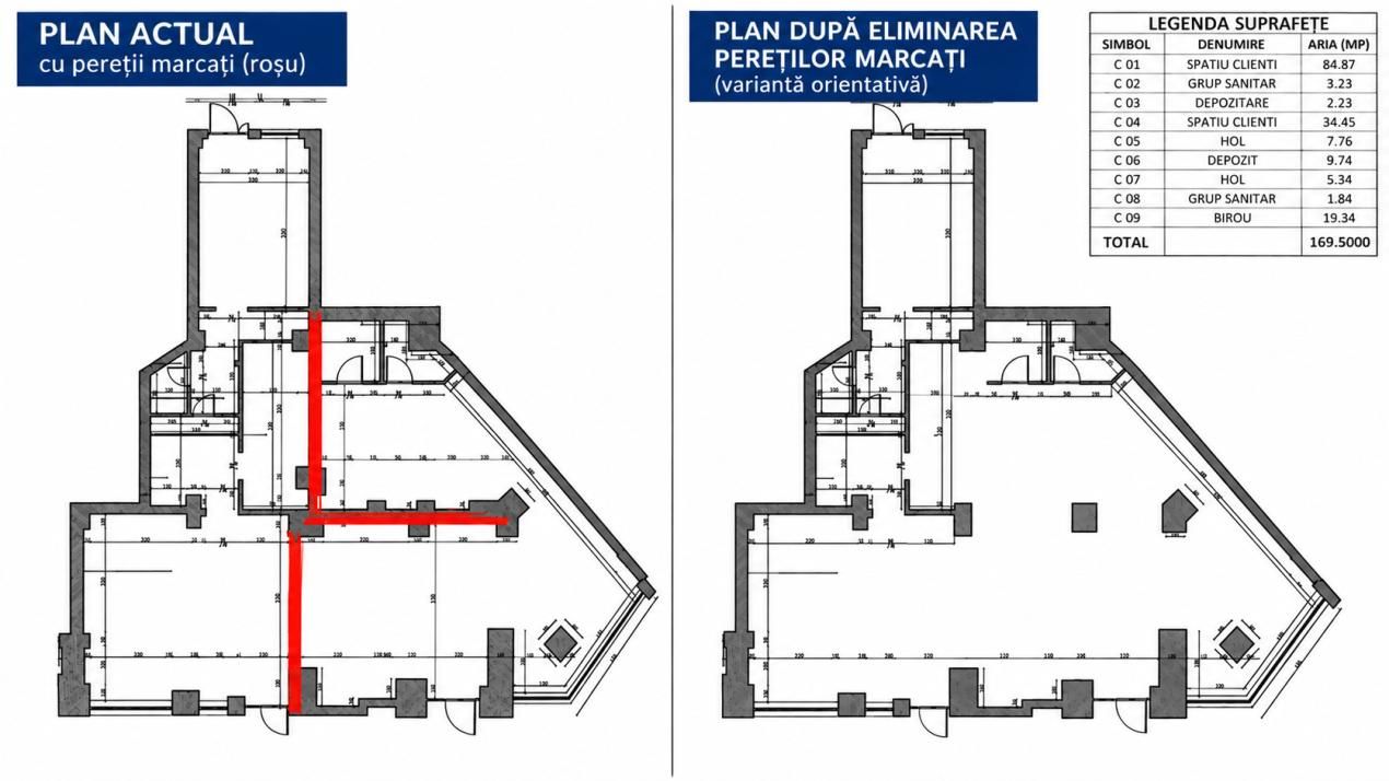 Spatiu comercial de inchiriat | 170 mp | Aviatiei – Metrou Aurel Vlaicu – fotografia 7 din 7