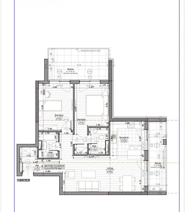 Apartament de vanzare 3 camere Scala Frunzisului – fotografia 8 din 8