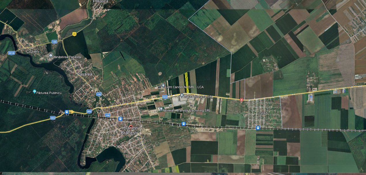 Teren Vanzare Intravilan Branesti investitie Zona Industriala Makita – fotografia 16 din 35