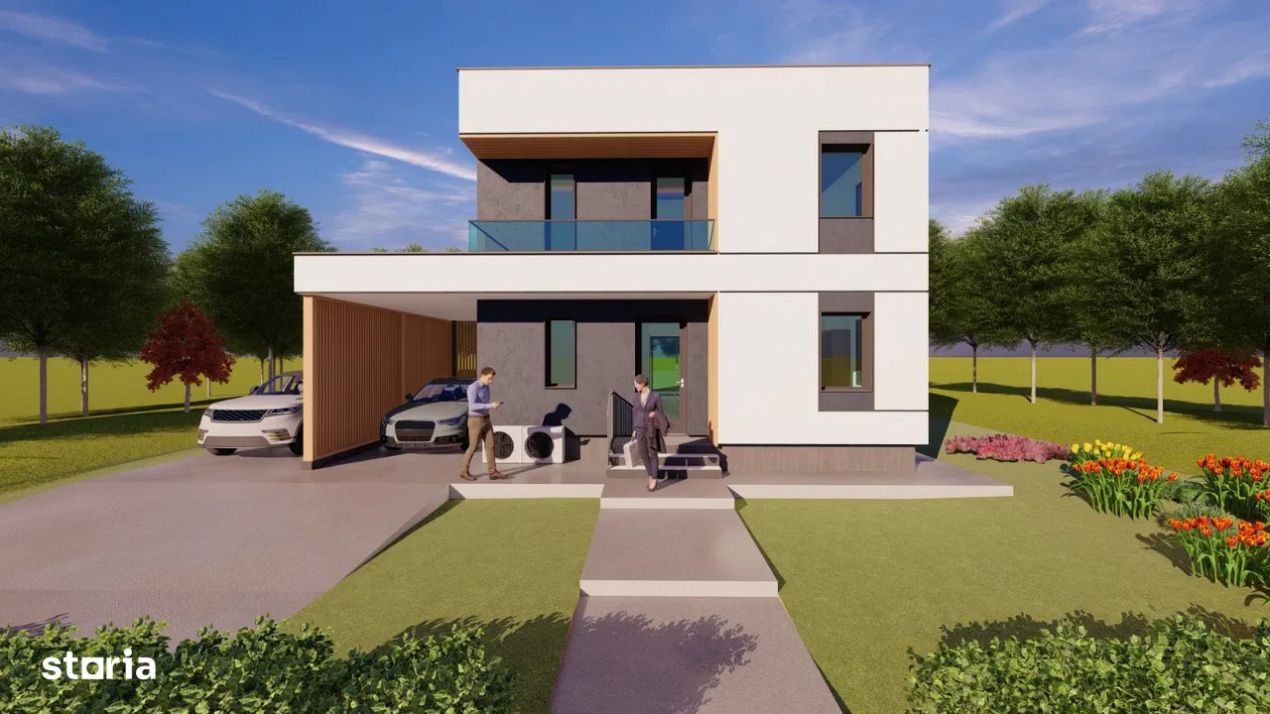 Casa Individuala P+E, NZEB, zona Soporului, 800mp teren – fotografia 1 din 6