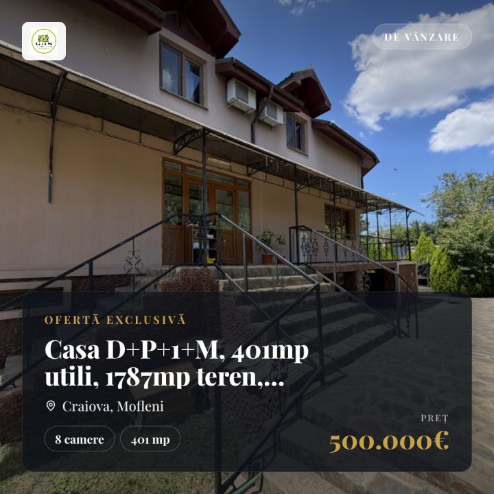 Casa D+P+1+M, 401mp utili, 1787mp teren, zona Water Park – fotografia 1 din 27