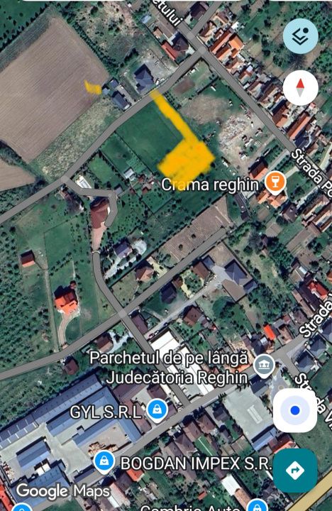 Teren de vânzare -Reghin - Pometului 2300 mp – fotografia 1 din 2