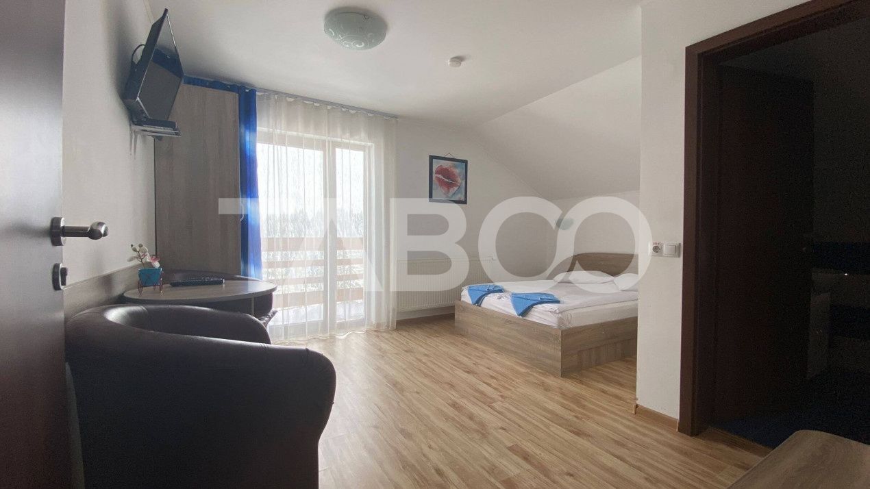 Pensiune de vanzare 10 camere 10 bai 343 mp utili Paltinis Sibiu – fotografia 18 din 19