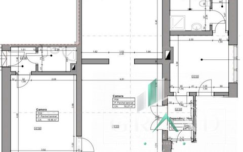 Spațiu versatil de 100 mp, 3 încăperi, 2 băi | Andrei Mureșanu–Calea Turzii