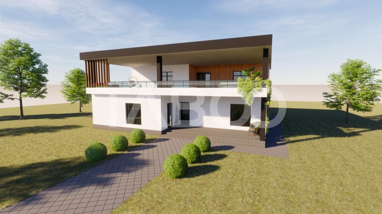 Comision 0 Teren de vanzare 1087 mp cu casa la rosu Saliste Sibiu – fotografia 18 din 24