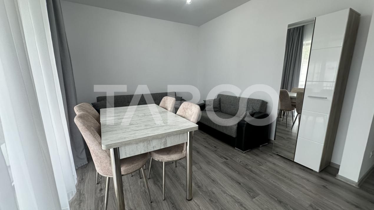 Apartament 2 camere modern bloc cu lift parcare zona Piata Cluj Sibiu – fotografia 2 din 7