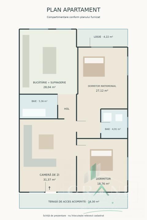 SPAȚIU COMERCIAL 120mp | 4 ÎNCĂPERI | 3 BAI | TERASĂ 20mp | PARCARE | VIVO MALL – fotografia 1 din 16