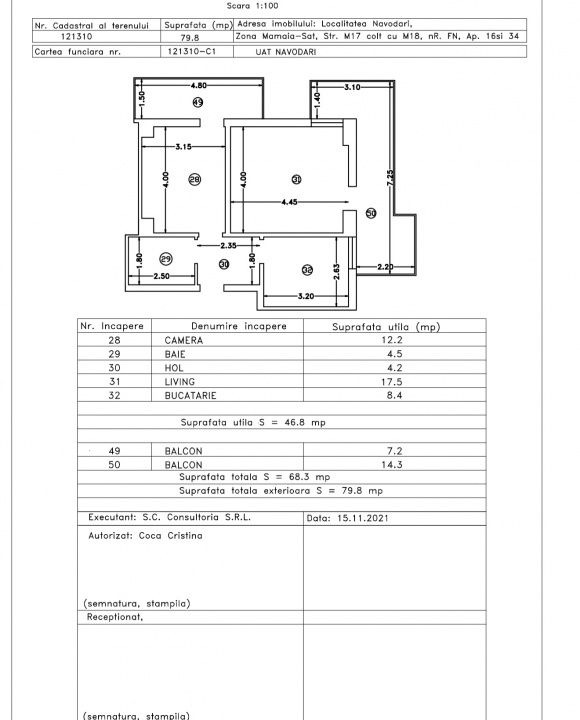 Apartament la MARE, decomandat cu bucatarie inchisa, luminos cu terasa Imensa – fotografia 26 din 26
