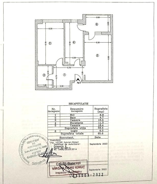 2 Camere 66mp Aleea Tornadei - Empire Residence / Bloc 2022 / Parcare – fotografia 21 din 23
