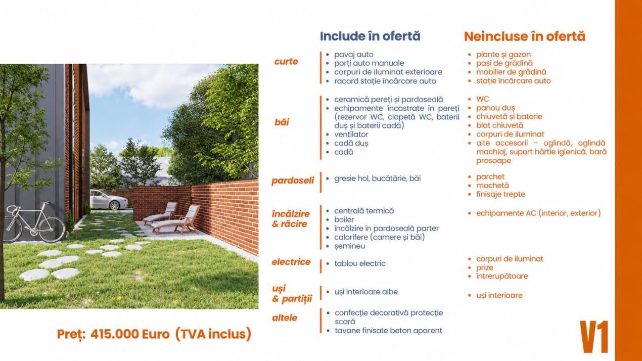 Duplex 4 camere 139MP | Bucurestii Noi | 2 locuri de parcare | Gradina | P+1+M | – fotografia 17 din 23