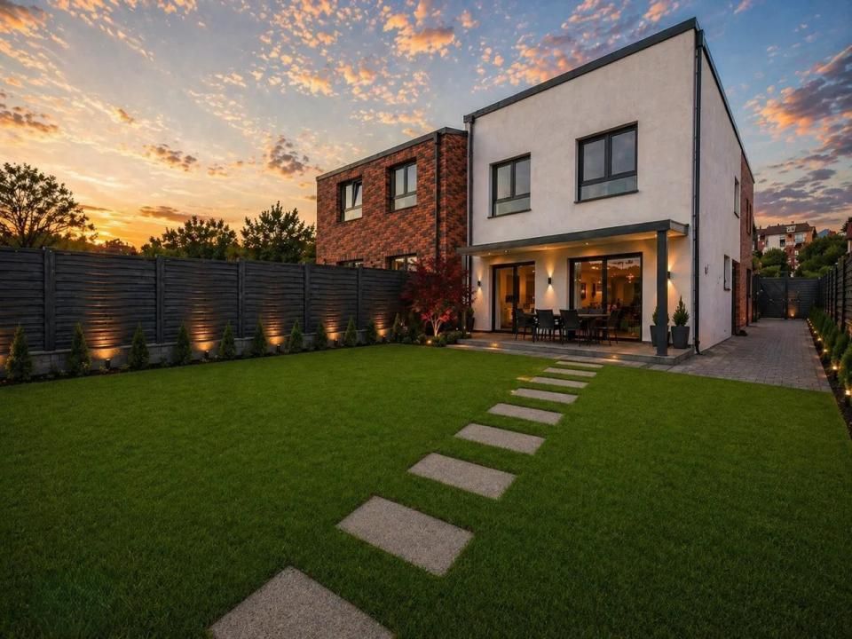 Casă Cuplată NZEB, 180 mp utili + Subsol 50 mp, Teren 300 mp – fotografia 1 din 13