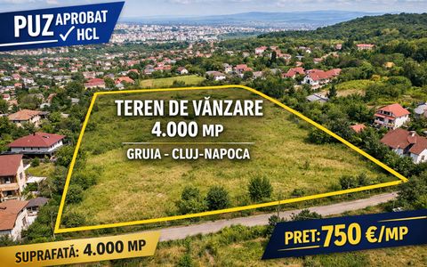 DE VÂNZARE, PROIECT CASE REZIDENȚIALE, CARTIER GRUIA CLUJ NAPOCA