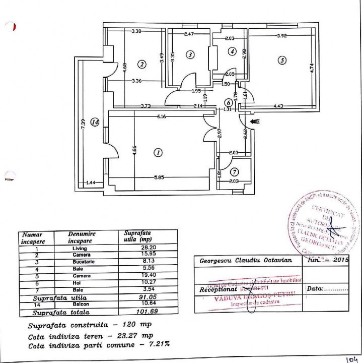 Apartament in Parcul Kiseleff – fotografia 15 din 15