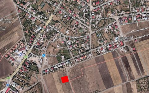 Teren intravilan în Techirghiol, 500 mp, deschidere 19,3 mp