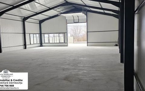 ÎNCHIRIERE Hală / Depozit 370 mp – Aninoasa, Dâmbovița – Nouă/Gata de Utilizare