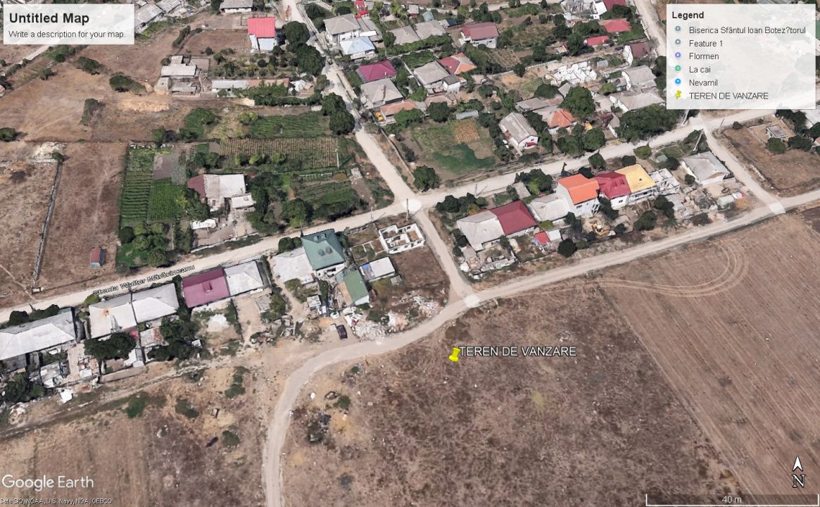 Teren intravilan 5000 mp situat in Techirghiol, langa case – fotografia 3 din 6