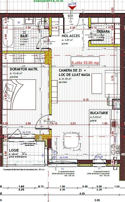 Apartament 2 camere, 53 mp, LUX, etaj 1, lift, parcare, zona Somesului! – fotografia 8 din 9