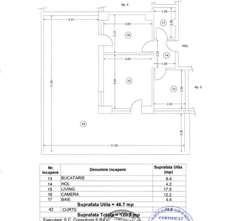 Apartament direct la PISCINĂ, curte proprie, finalizat, Parcare bonus – fotografia 14 din 27