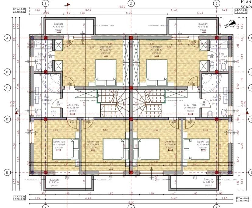 Casa duplex, semifinisata, 120 mp utili, teren 250, zona Tautiului! – fotografia 5 din 6