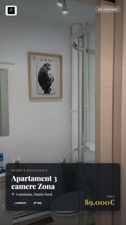 Apartament 3 camere Zona Ciresica – fotografia 1 din 6