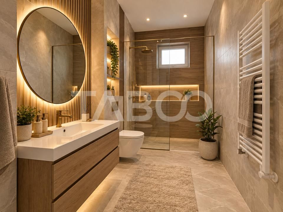 Casa individuala cu 800 mp teren si finisaje moderne Tocile Sibiu – fotografia 4 din 9