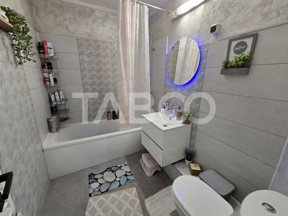 Apartament decomandat de vanzare mobilat pivnita Vasile Aaron Sibiu – fotografia 8 din 17