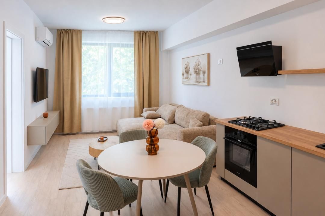 Apartament 2 camere, living cu bucătărie deschisă, str. Frăției nr. 7, Ploiești – fotografia 1 din 12