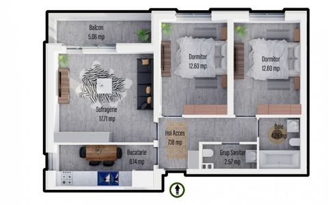 Apartament 3 camere decomandat - Militari Residence