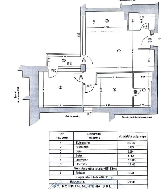 Apartament 3 Camere Complex Răsărit de Soare | Etaj 5 | Mobilat Complet – fotografia 9 din 9