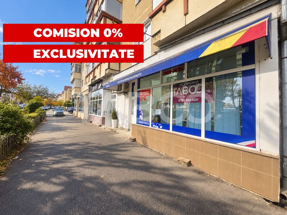COMISION 0 Spatiu comercial de vanzare 64 mp Stefan cel Mare Sibiu – fotografia 1 din 13
