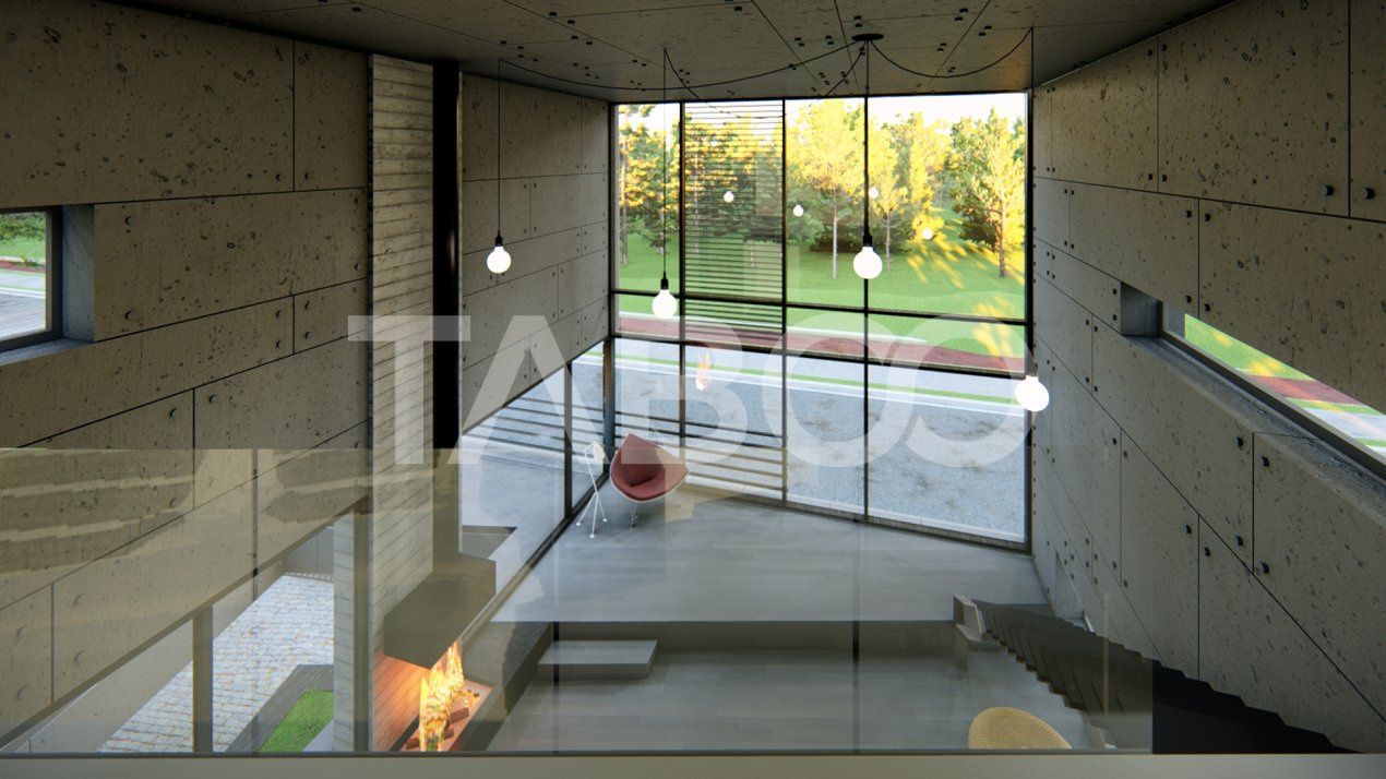 Casa individuala de vanzare cu terasa teren 320 mp zona Centrala Sibiu – fotografia 3 din 11
