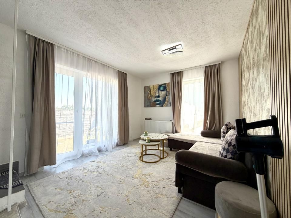 Duplex modern, 3 camere, 61 mp utili, mobilat/utilat - Sanandrei – fotografia 1 din 10