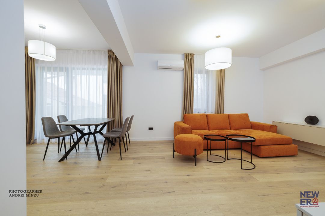 Apartament  NOU 3 camere cu terasa 10 mp in bloc boutique, zona Herestrau – fotografia 1 din 15