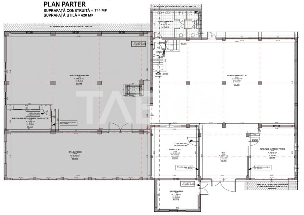Hala de vanzare 1520 mp utili in zona Turnisor din Sibiu – fotografia 7 din 11