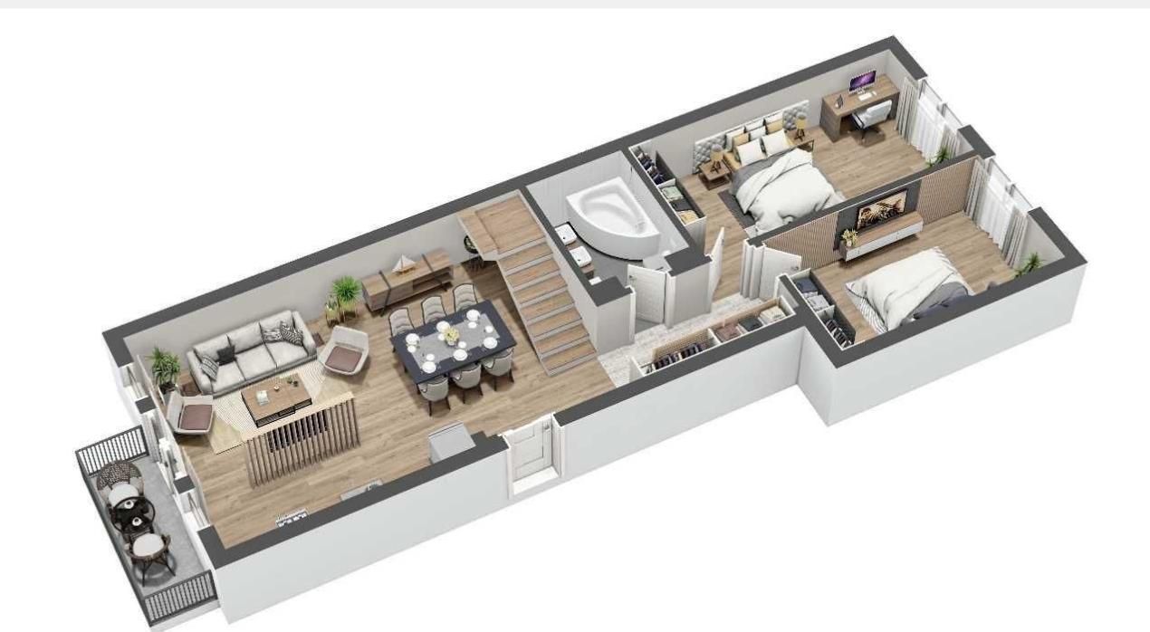 Apartament cu 6 camere,165 mp utili,parcare,zona Stejarului – fotografia 3 din 3