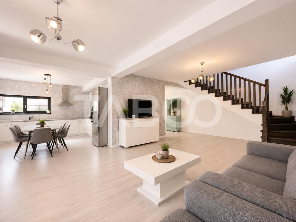 Casa spatioasa de inchiriat 5 camere 2 bai 2 locuri parcare Selimbar – fotografia 1 din 21