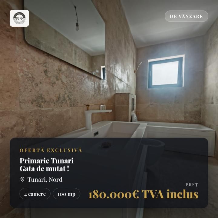 Vilă cu curte generoasă și 4 camere pregătită pentru mutare – fotografia 1 din 24