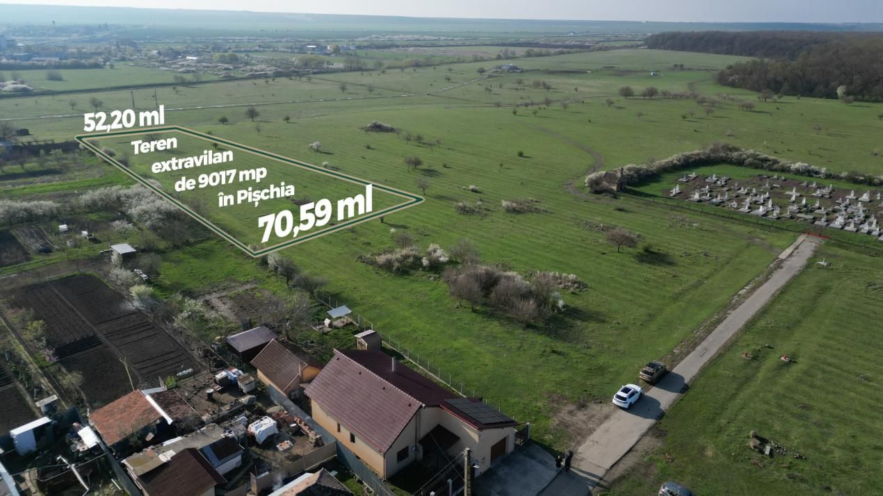 Teren extravilan dezvoltare rezidential de 9.017 mp în Pișchia – fotografia 3 din 3