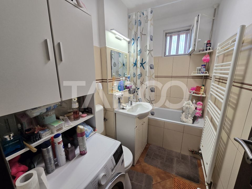 Apartament 2 camere de vanzare mobilat cu balcon in Terezian Sibiu – fotografia 6 din 14