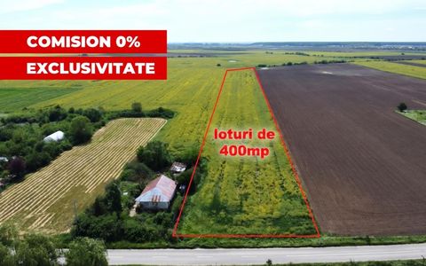 Oportunitate Investiție/Construcție: Loturi 400mp Creața(Dascălu) | Acces DC185