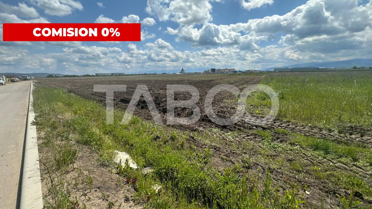 Teren Comision  9000 mp intravilan PUZ aprobat  zona industriala vest – fotografia 1 din 3