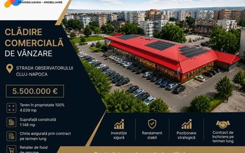 Activ comercial premium 4039mp, Investiție „core”, zona Zorilor