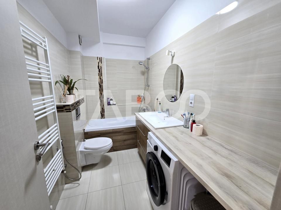 Penthouse 4 camere mobilat 2 bai 2 parcari terasa 72 mp Turnisor Sibiu – fotografia 7 din 20