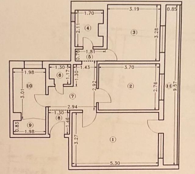 Apartament 3 camere sos. Giurgiului – fotografia 1 din 9