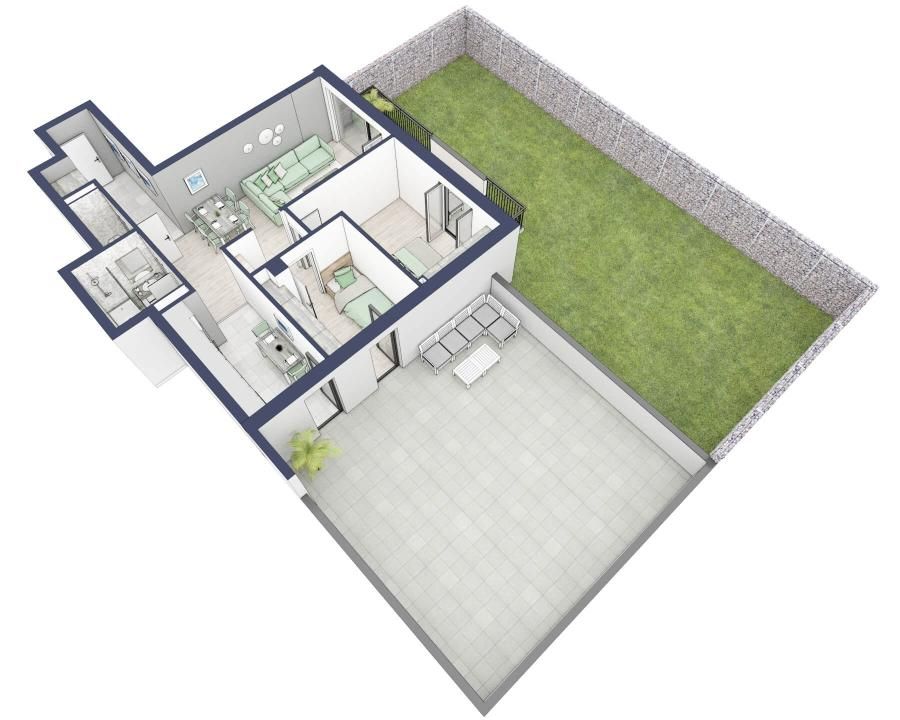 Apartament 3 camere, Parter, intabulare vara 2026 – fotografia 1 din 7