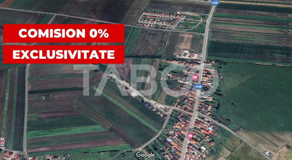Teren de vanzare 10000 mp CF 107274 deschidere de 42 m in Sura Mica – fotografia 1 din 8
