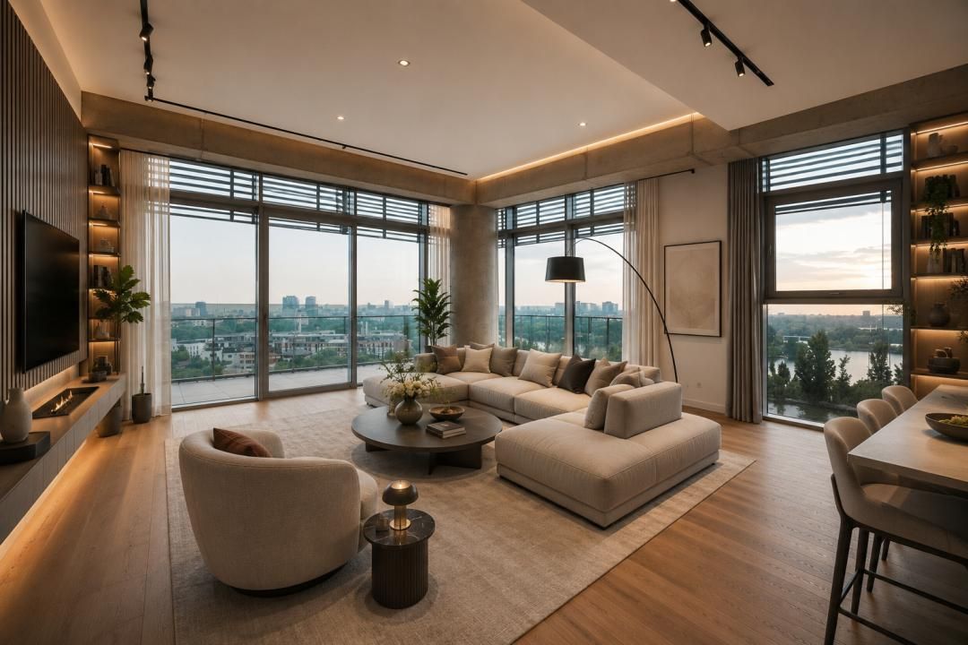 Apartament 4 Camere | UP-site Floreasca | Vedere Lac | Terasă 16 mp – fotografia 1 din 21