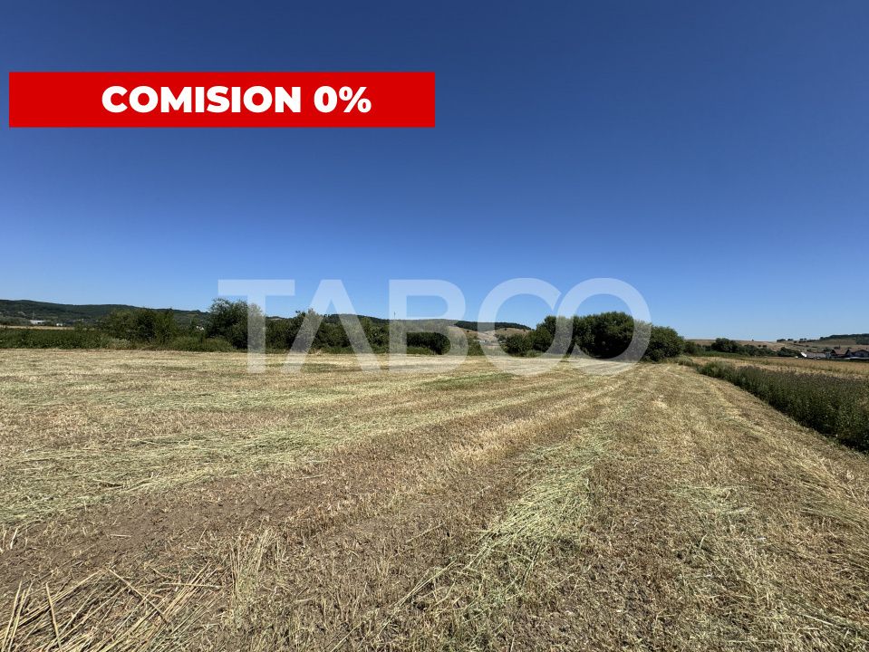 Teren intravilan 3752 mp parcelabil zona fostelor sere Cristian Sibiu – fotografia 1 din 6
