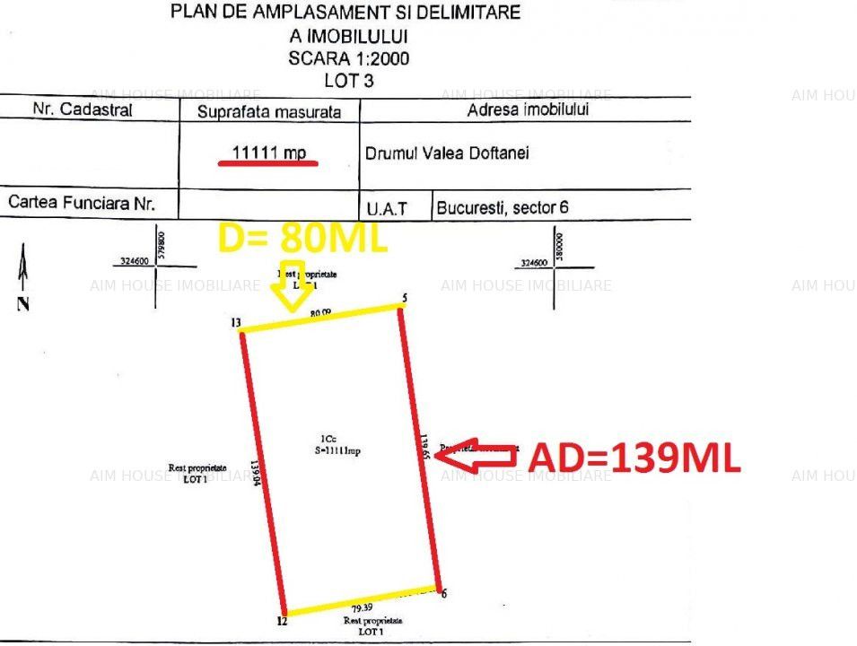 Teren 11.111mp- Drumul Taberei-Drumul Valea Doftanei-Dubla deschidere. – fotografia 2 din 3